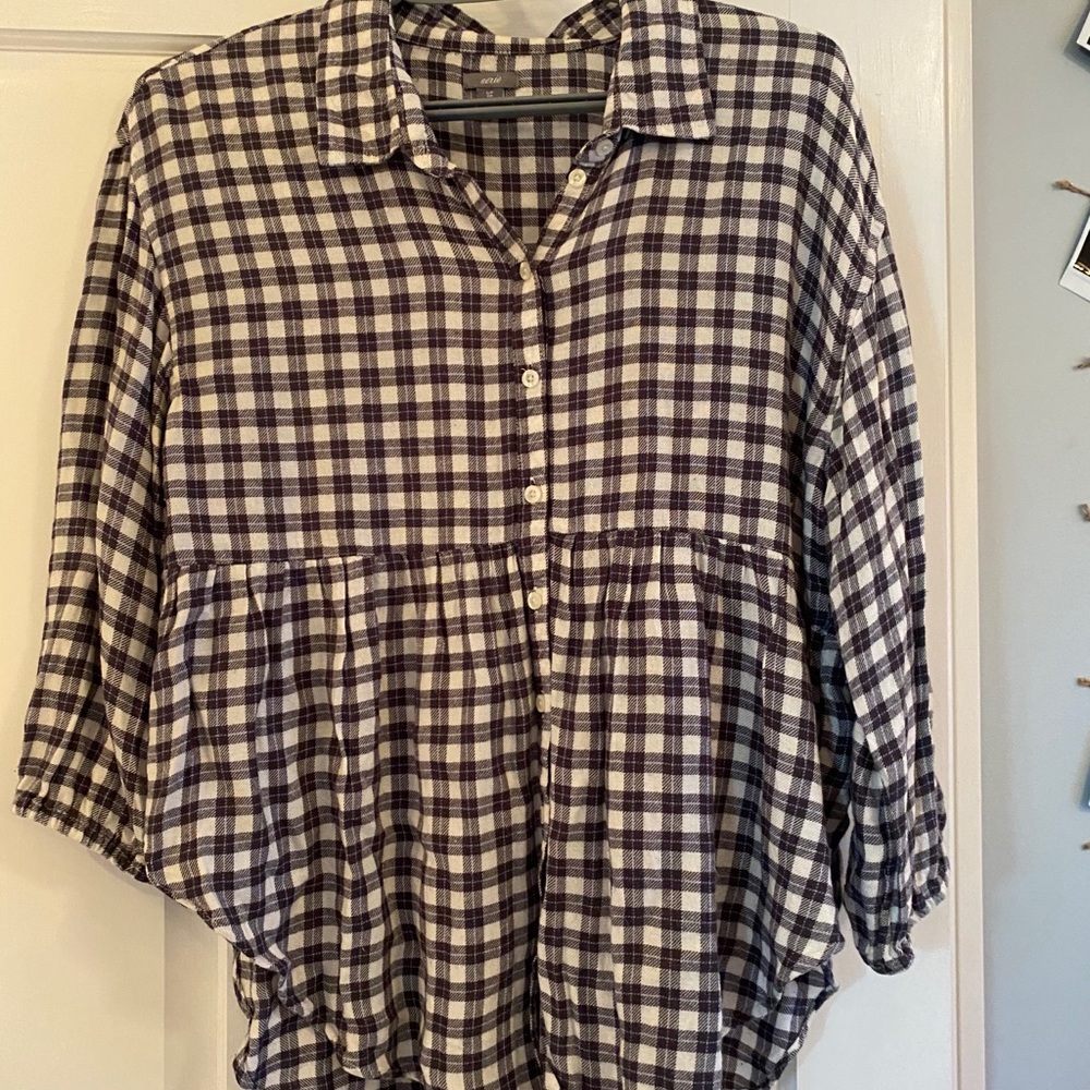 Aerie Checkered Shirt